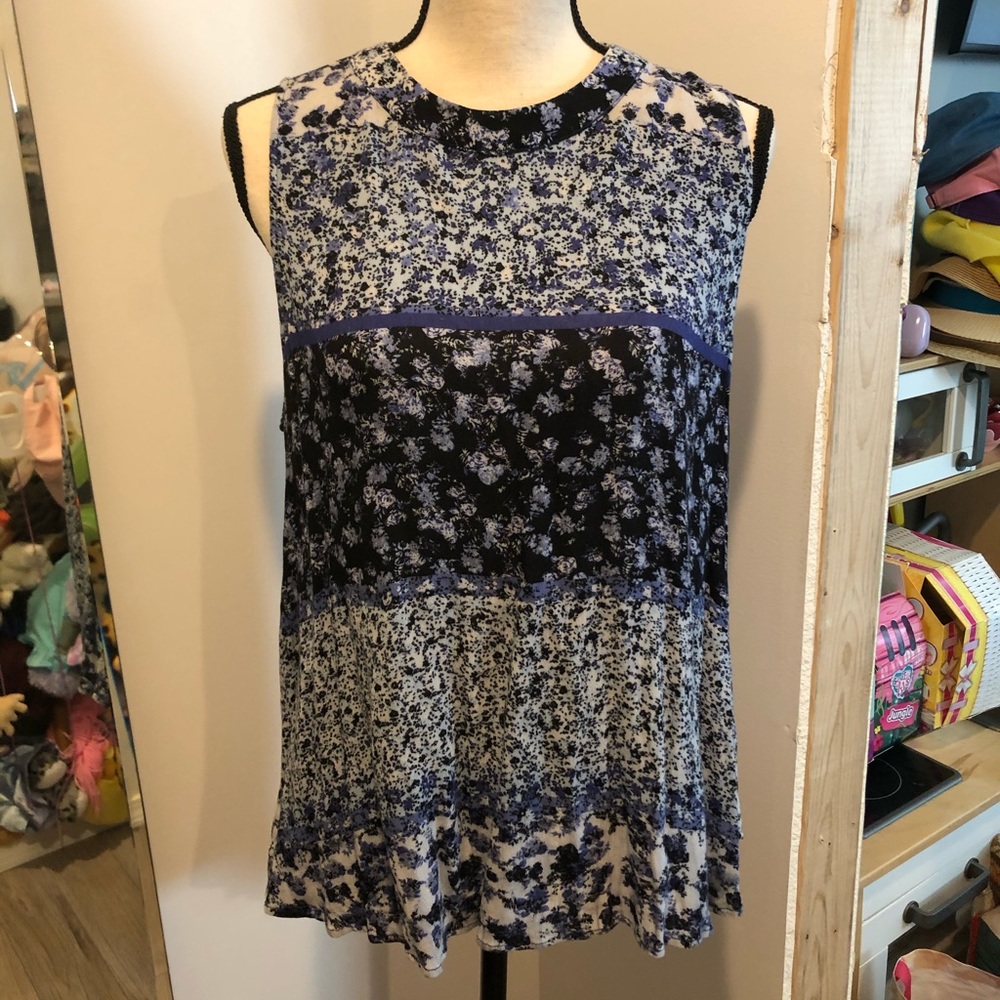 Boho floral tank top